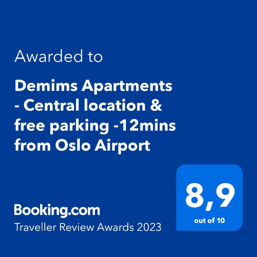Demims Apartments Lillestrom - Central Location & Parking Exterior foto